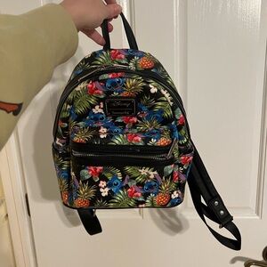 Loungefly Tropical Stitch Mini Backpack